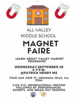 Magnet Faire Flyer 9/28